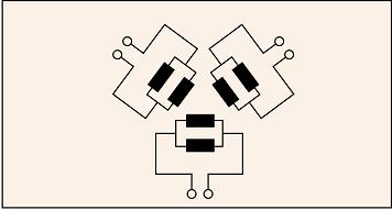 図20 開放デルタ結線（単相３回路）